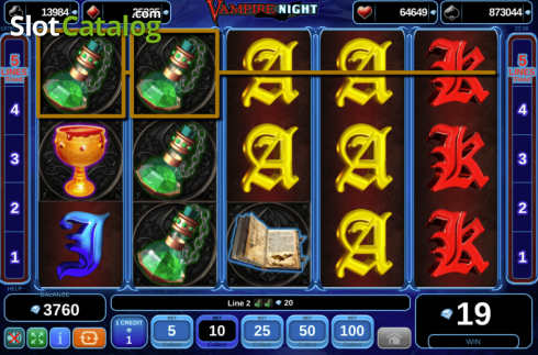 Скрин3. Vampire Night (Amusnet) слот