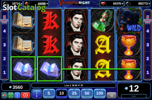 Скрин6. Vampire Night (Amusnet) слот
