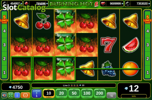 Скрин3. Burning Hot 6 Reels слот