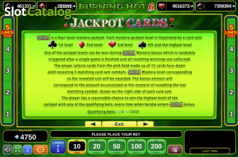 Скрин8. Burning Hot 6 Reels слот