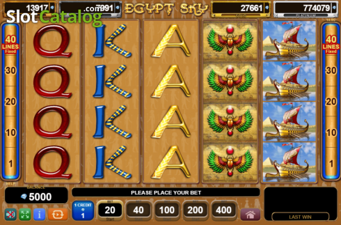 Скрин2. Egypt Sky Egypt Quest слот