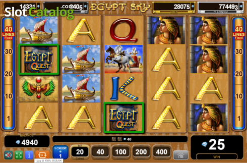 Скрин3. Egypt Sky Egypt Quest слот