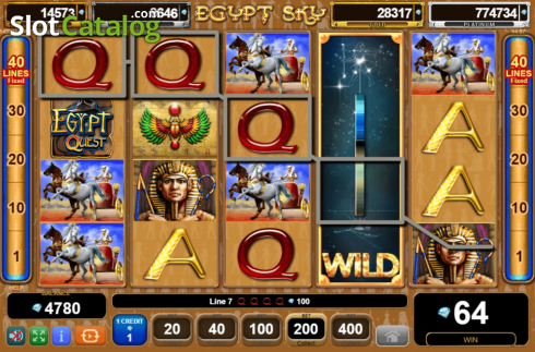 Скрин4. Egypt Sky Egypt Quest слот