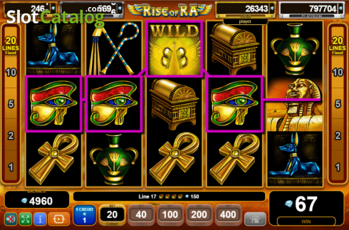 Скрин3. Rise of Ra: Egypt Quest слот