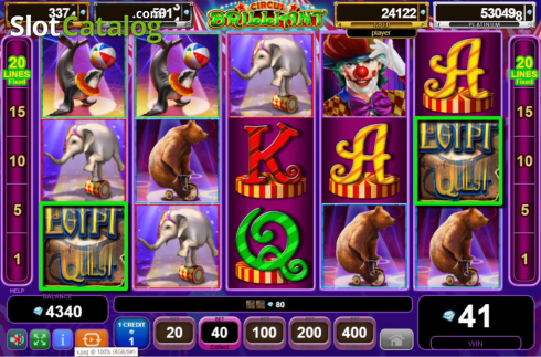 Скрин3. Circus Brilliant Egypt Quest слот