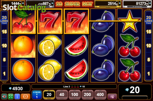 Скрин4. 20 Super Hot Egypt Quest слот