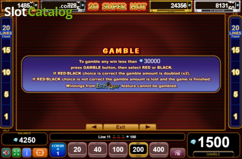 Скрин8. 20 Super Hot Egypt Quest слот