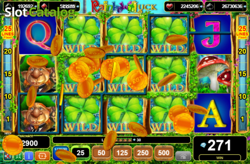 Скрин3. Rainbow Luck слот