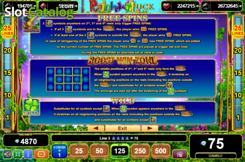 Скрин9. Rainbow Luck слот