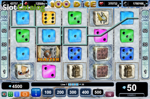 Скрин3. 100 Dice слот