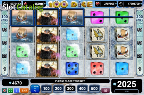 Скрин7. 100 Dice слот