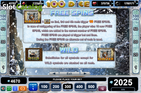 Скрин9. 100 Dice слот