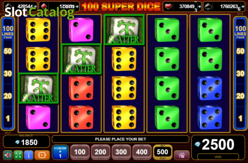 Скрин4. 100 Super Dice слот