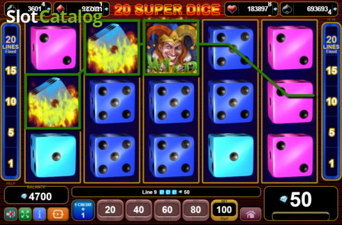 Скрин5. 20 Super Dice слот