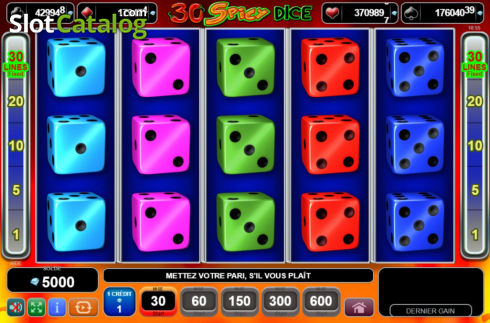 Скрин2. 30 Spicy Dice слот