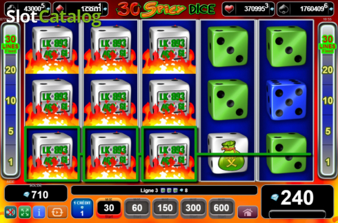 Скрин4. 30 Spicy Dice слот