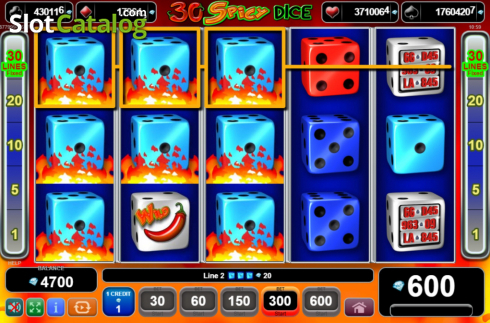 Скрин6. 30 Spicy Dice слот