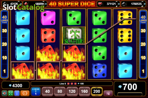 Скрин4. 40 Super Dice слот