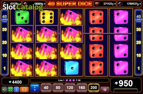 Скрин5. 40 Super Dice слот