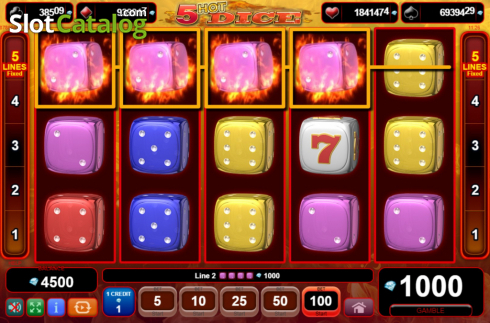 Скрин4. 5 Hot Dice слот