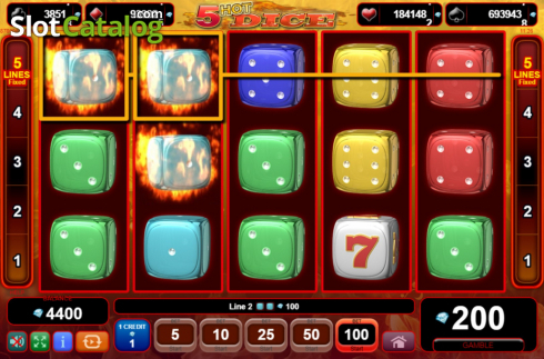 Скрин5. 5 Hot Dice слот