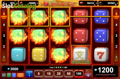 Скрин6. 5 Hot Dice слот