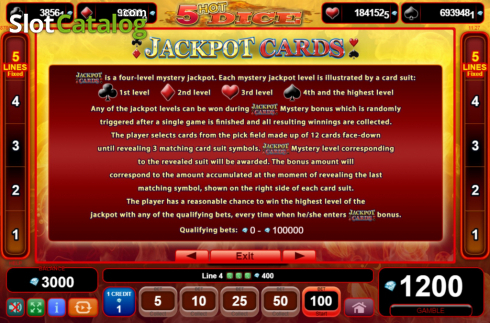 Скрин9. 5 Hot Dice слот