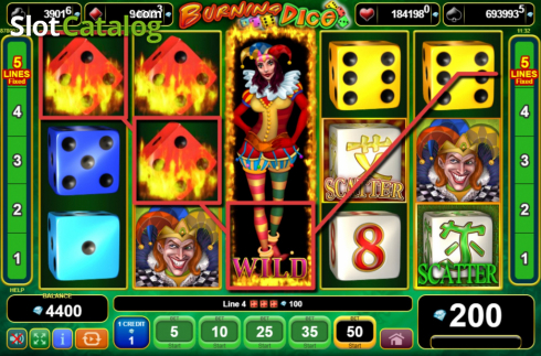 Скрин4. Burning Dice (Amusnet Interactive) слот
