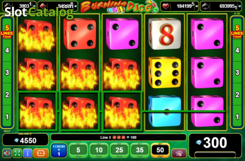 Скрин6. Burning Dice (Amusnet Interactive) слот
