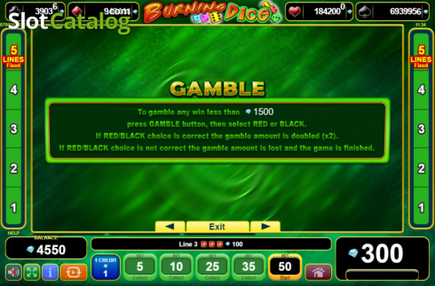 Скрин8. Burning Dice (Amusnet Interactive) слот