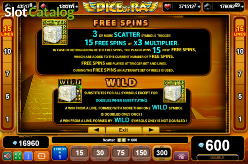 Скрин9. Dice of Ra слот