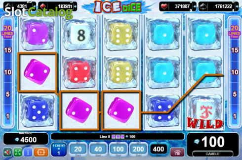 Скрин4. Ice Dice слот