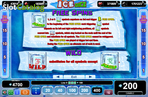 Скрин8. Ice Dice слот