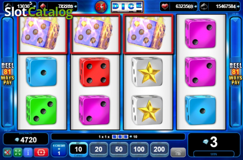 Скрин3. 81 Dice слот