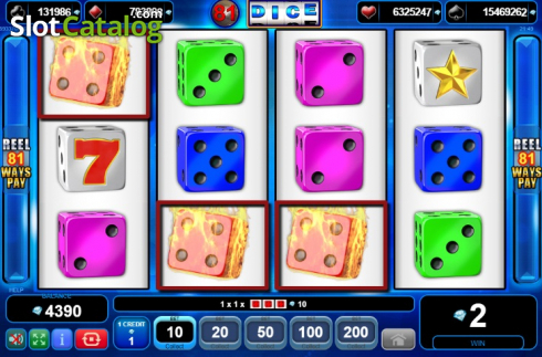 Скрин4. 81 Dice слот