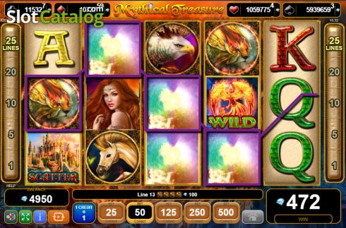 Скрин4. Mythical Treasure слот