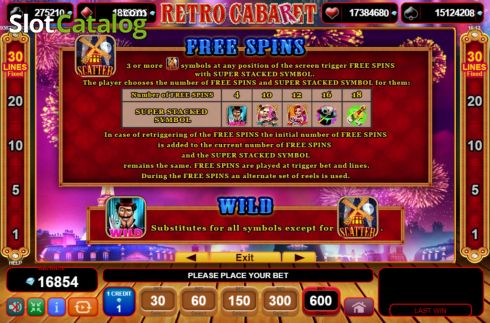 Скрин7. Retro Cabaret слот