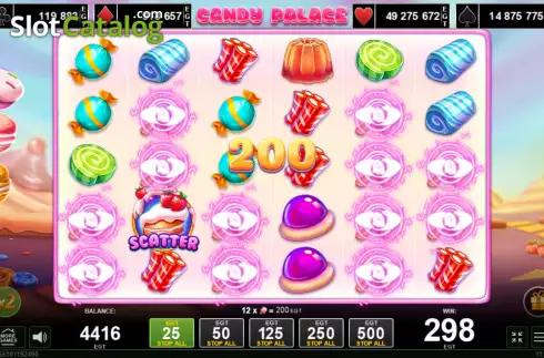 Скрин4. Candy Palace слот