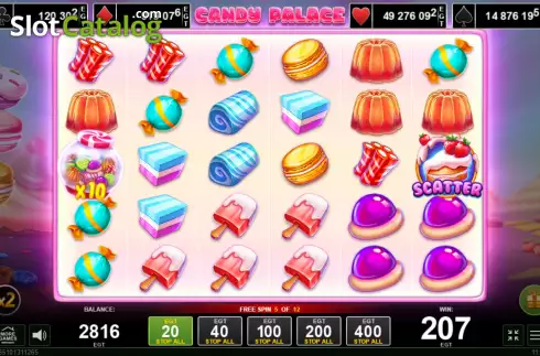 Скрин8. Candy Palace слот