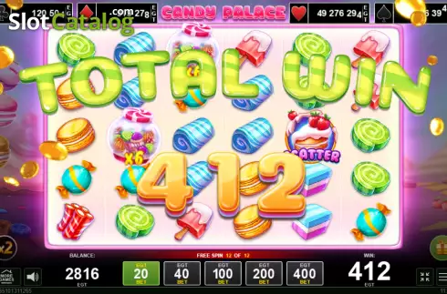 Скрин9. Candy Palace слот