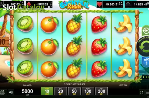 Скрин2. Cocktail Rush слот