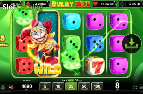 Скрин3. Bulky Dice слот