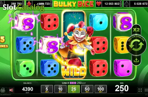 Скрин4. Bulky Dice слот