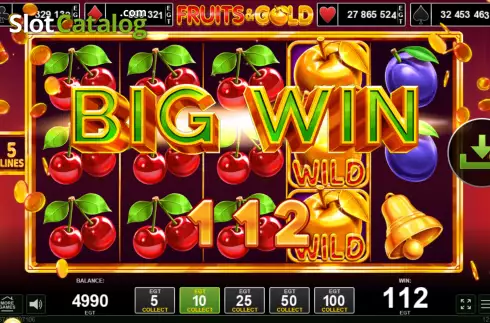 Скрин3. Fruits & Gold слот