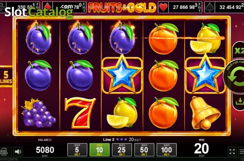 Скрин4. Fruits & Gold слот