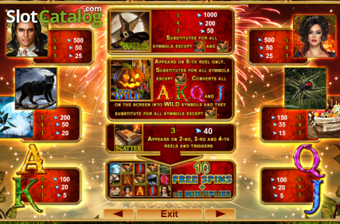 Скрин2. Halloween (Amusnet Interactive) слот