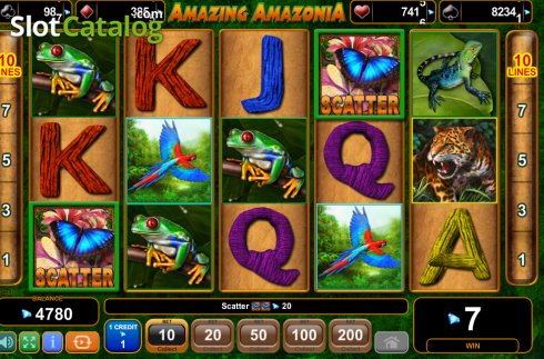 Скрин9. Amazing Amazonia слот