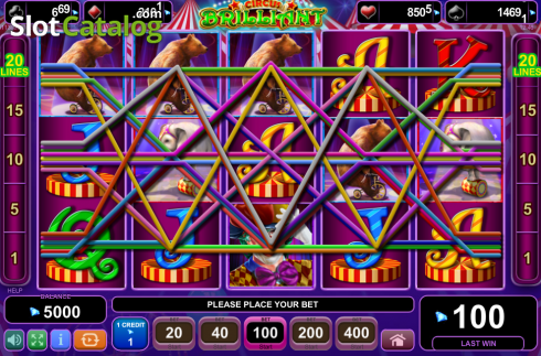 Скрин8. Circus Brilliant слот