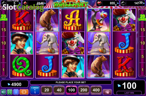 Скрин9. Circus Brilliant слот
