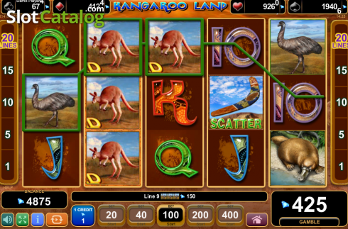 Скрин9. Kangaroo Land слот